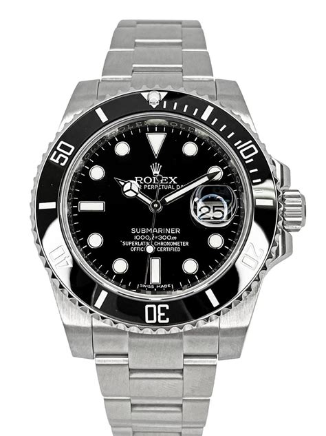 rolex submariner 1166110 lunette noir|Rolex Submariner 116610LN – Ultimate Review Buyers Guide.